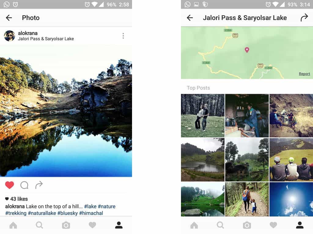 Instagram Geotagging with Photos
